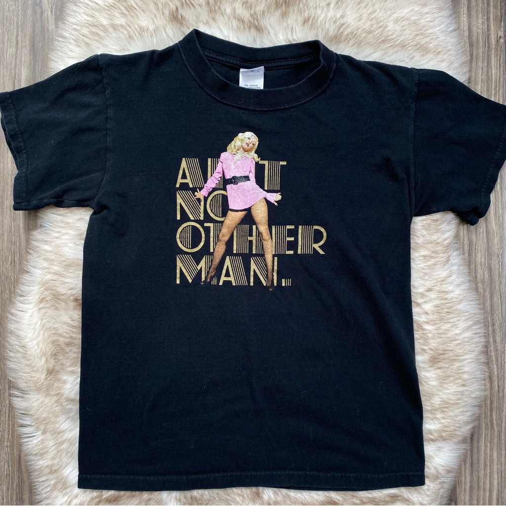 Christina Aguilera Back To Basics Tour Concert Tee Tshirt